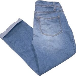 Faded Glory cuffed jeans size 6